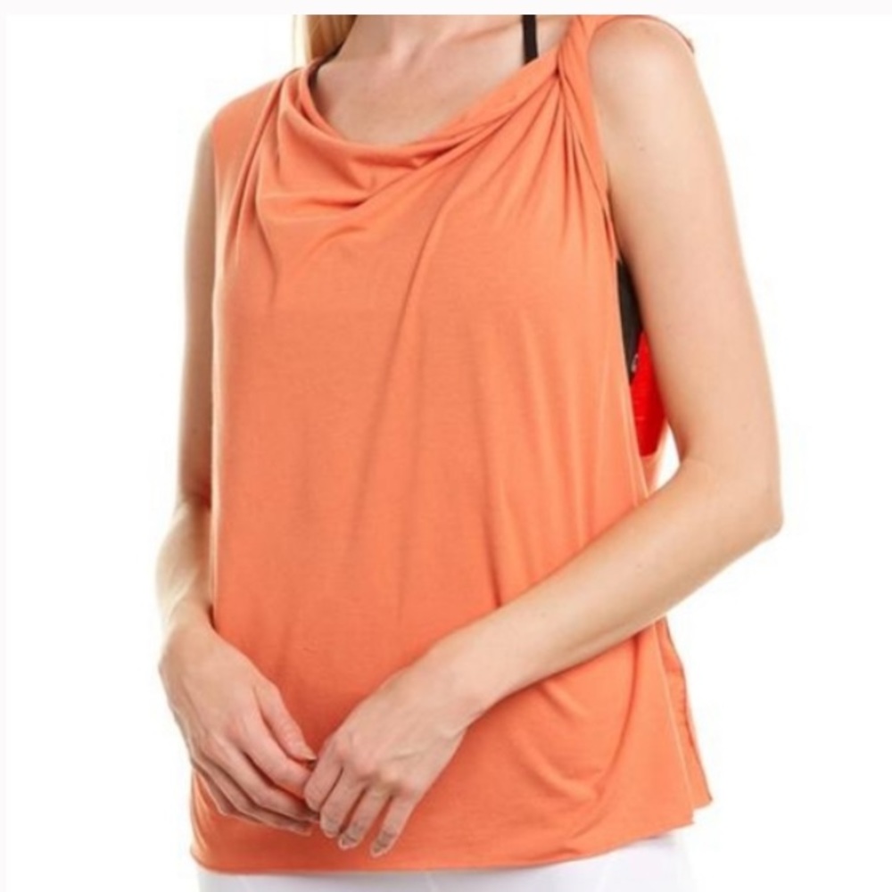 NWT Free People Coral Haze Turn Around Tee